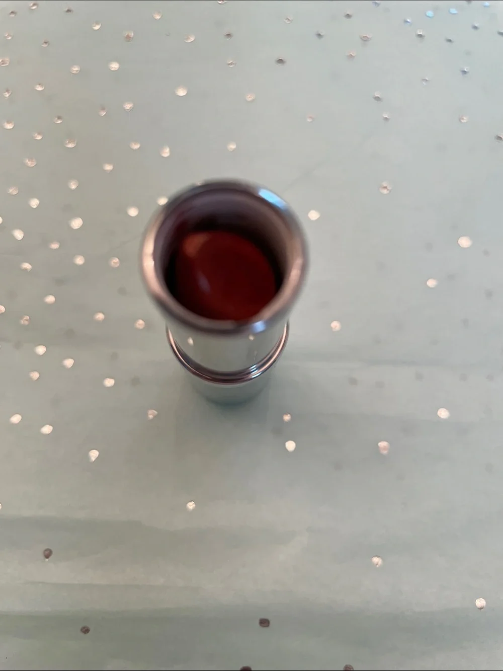 Clinique Color Surge Lipstick Vintage “Sassy Spice” Green Tube Discontinued 0.14